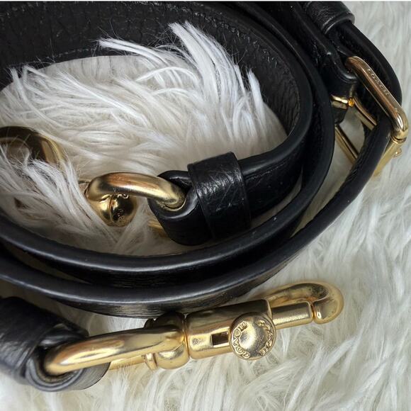 COACH Black Gold Replacement Strap - Picture 7 of 7